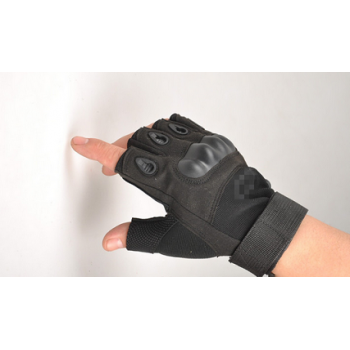 Black Half Gloves